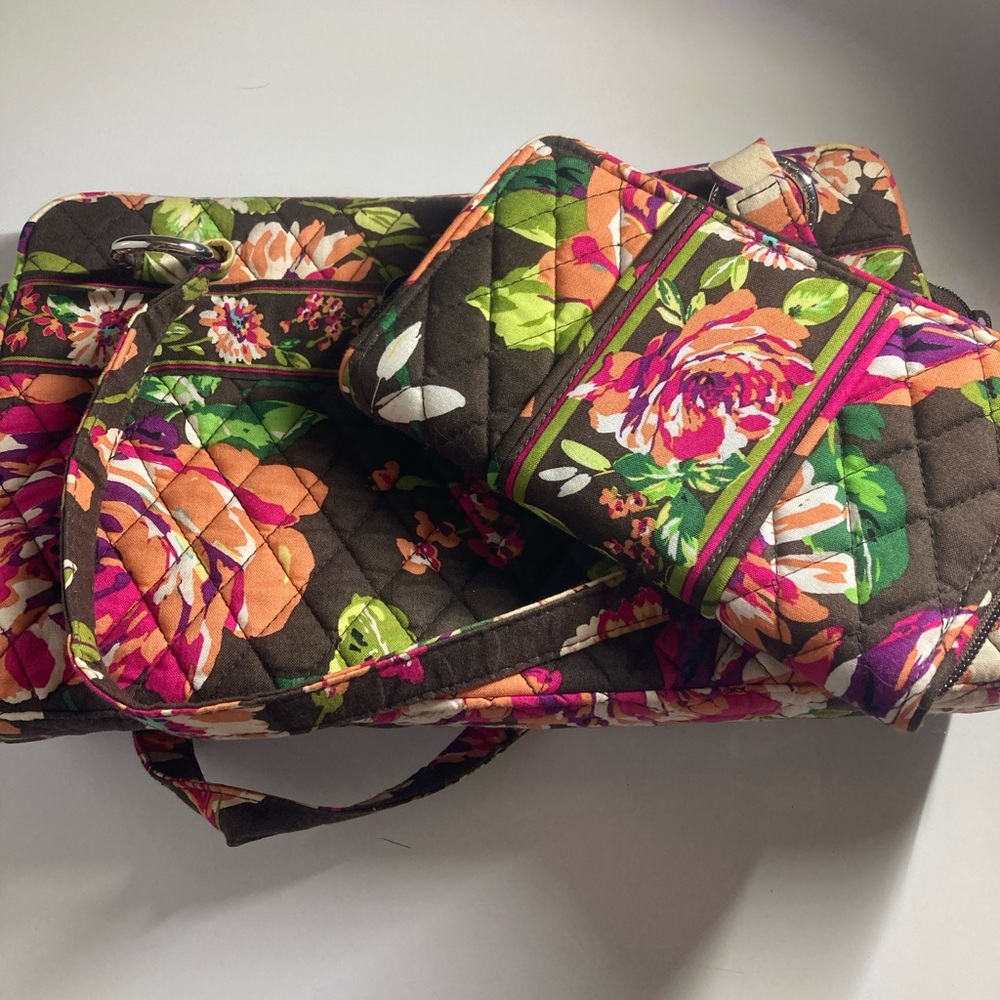 Vera Bradley Retired Pattern Purse & Matching Wallet